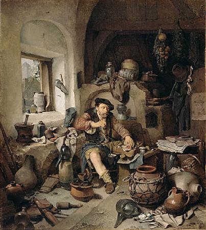 Cornelis Bega Alchemist by Sweden oil painting art
